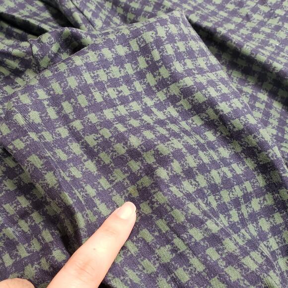 Vintage J.G. Hook Maxi Dress Womens 6 Green Plaid Gingham Equestrian Preppy Hunt - Picture 12 of 16